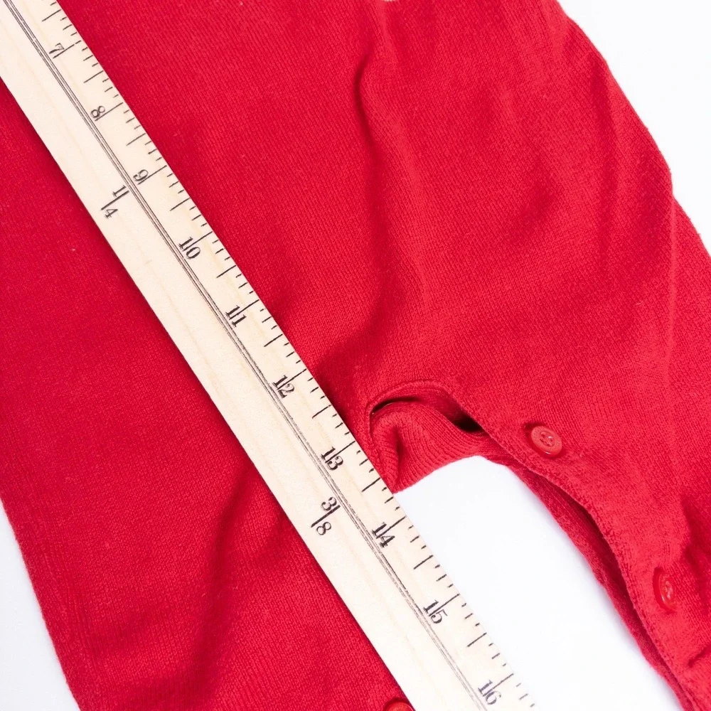 Gap Knit Romper Red Headphone‎ Graphic Y2K Limited Edition Baby 0-3 Months